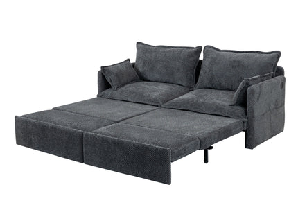 Pull Out Sofa Bed, Convertible Sleeper Sofa Couch, Side Storage, And USB / C - Type Charging Ports Chair
