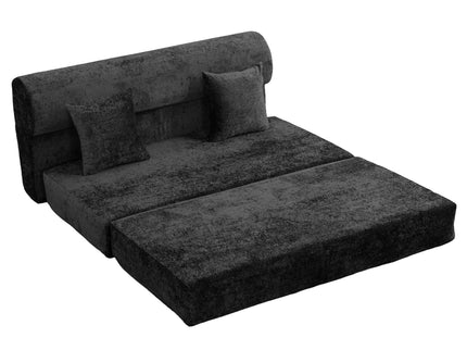 Convertible Design Sofa Bed, 2 Seater Fold Out Floor Couch