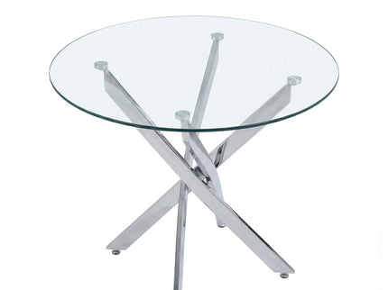 Round Dining, Kitchen Table For Dining Room - Chrome