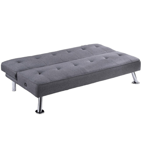 Tufted Sofa With USB Port For Living Room