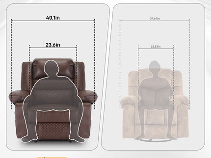 Breathable Massage Recliner Manual Chair