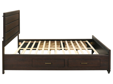 Holmgren - Panel Bed With Side Drawers