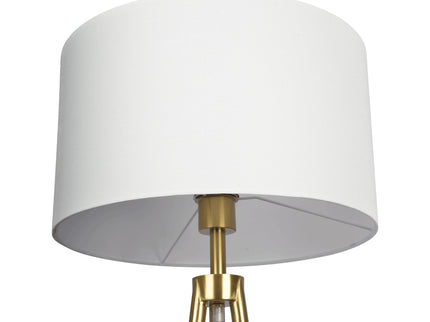 Sway - Floor Lamp With On / Off Switch Triple Legs Shade - Black / Gold / White