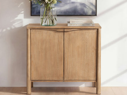 Nolan - 2 Door Accent Cabinet - Antique Brown