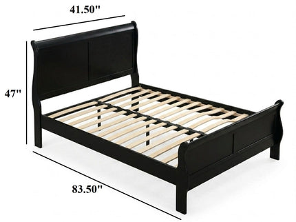 Louis Phillipe Sleigh Bed