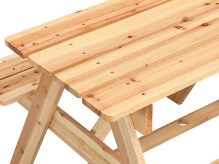 Durable Solid Wood Children's Dining Table And Chairs Set, Multi-Functional