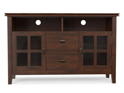 Artisan - TV Media Stand, Handcrafted - Russet Brown