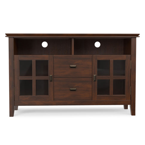Artisan - TV Media Stand, Handcrafted - Russet Brown