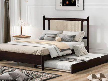 Platform Bed With 2 Big Drawers & Trundle