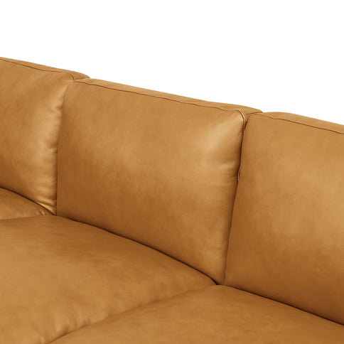 Modern Sectional Sofa With Large Square Arms
