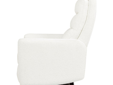 Bloomy - High Back Power Recliner Motion Chair - Chiffon White