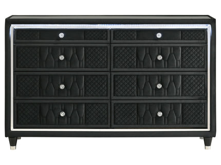 Mika - 8 Drawer LED Dresser