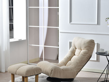 Adjustable Japanese Reclining Floor Chair Sofa With Metal Frame For Living Room