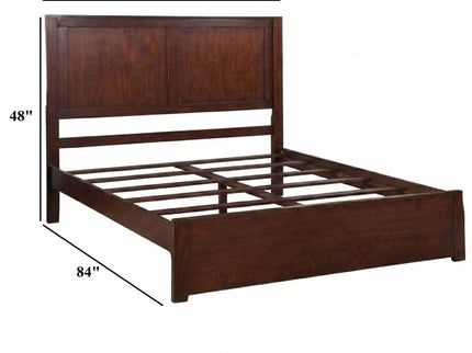 Bed With 2 Panel Headboard