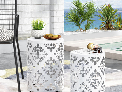 Outdoor Metal Modern Design End Table