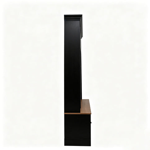Hall Tree With Shoe Storage Bench, Entryway Coat Rack With 5 Hooks