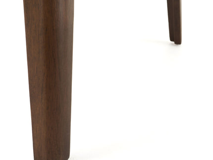 5 Piece Dining Set With 1 Table And 4 Upholstered Chairs - Walnut / Black
