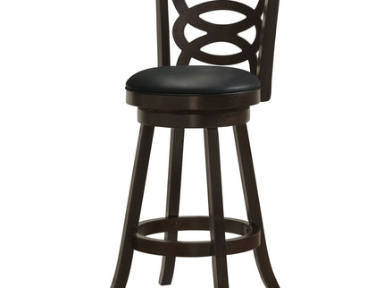 Swivel Bar Stool (Set of 2) - Black