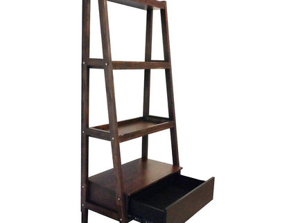 Ladder Shelf, Ladder Style Display Shelf - Natural Wood / Brown