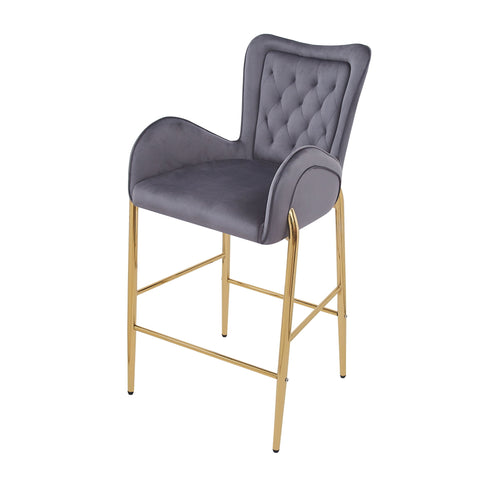 Fabric Counter Height Bar Stools (Set of 2)