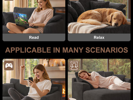 Chaise Lounge Chair, Deep Seat Sleeper Couch For Living Room