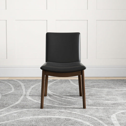 Laura - Mid-Century Modern Solid Wood Dining Chair (Set of 2)