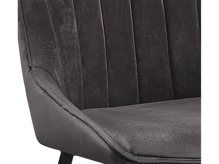 Abraham - Side Chair (Set of 2) - Black / Dark Gray