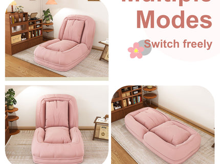 Upholstered Foldable Lazy Sofa Bed For Adults And Pets