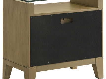 Menlo - 2 Drawer Nightstand - Pine Wood