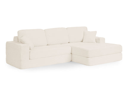 Modern Minimalist L Shape Modular Sectional Sofa, Couch
