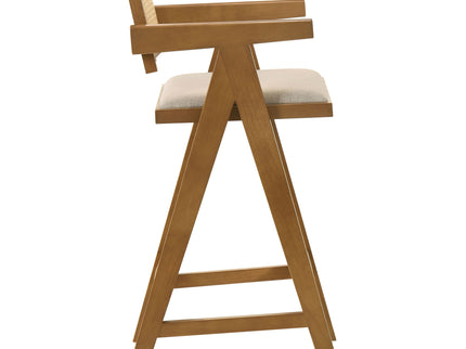 Remy - Bar Chair (Set of 2) With Upholstery - Walnut