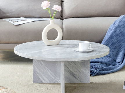 Versatile Round Coffee Table For Various Interior Styles