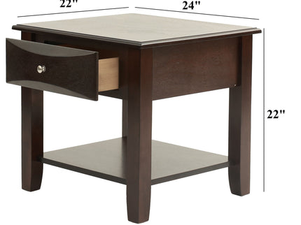 Simple Style Table With Shelf