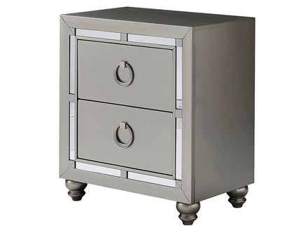 Chloe - Nightstand - Gemstone Silver