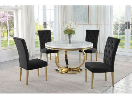 Modern Design Upholstered Dining Chair (Set of 2)
