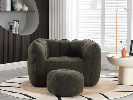 Soft Bean Bag Chair With High Resilient Foam