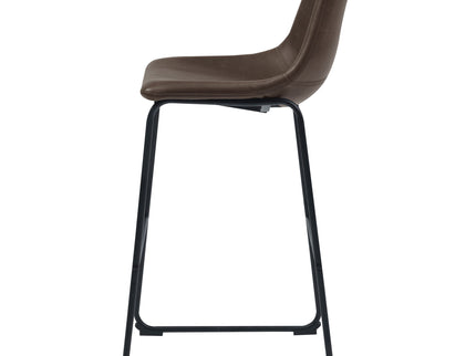 Armless Bar Stool (Set of 2) - Brown