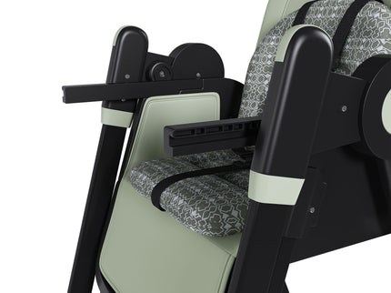 Convertible Baby High Chair To Rocker With 5 Point Harness