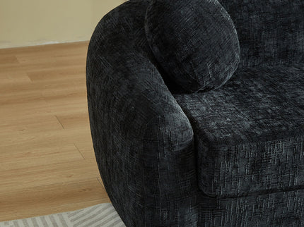 Curved Convertible Sofa, 2 In 1 Frameless Folding Sofa Bed With Pull Out Base And Deep Seat