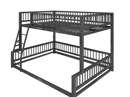 Bunk Bed With Ladder And Safety Guardrails