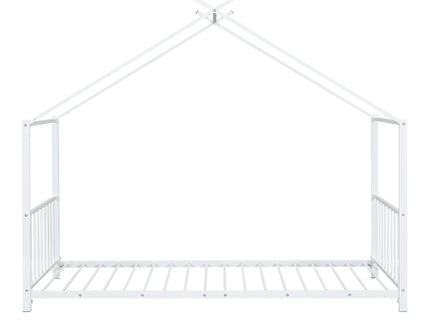 Metal House Platform Bed With Modern Design And Durable Frame
