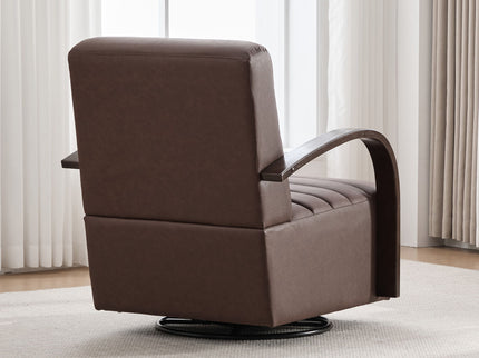 360° Swivel Accent Chair With Armrests, Comfy Lounge