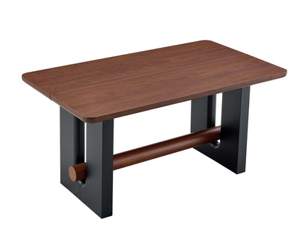 Compact Dining Table - Walnut / Black