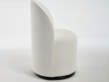 360 Degree Swivel Armless Dining Barrel Chair