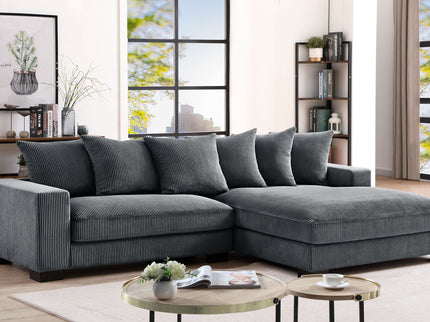 Luxe - Oversized 2 Piece Sectional Couches For Living Room, L Shaped Sofa With Chaise
