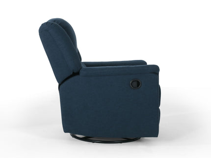 Contemporary Glider Recliner With Swivel Function
