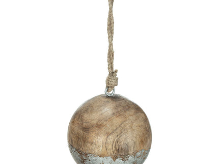 Christmas Ball Ornaments, Wood Decorative Hanging Ball Christmas Tree Ornaments For Holiday Party Decorations