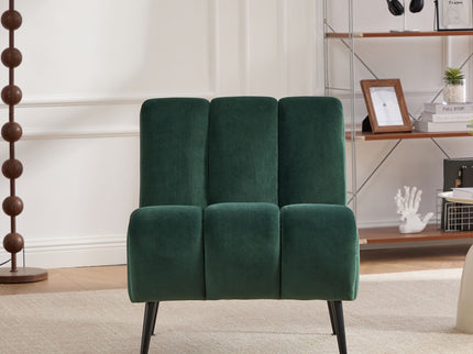 Upholstered Armless Chair For Living Room