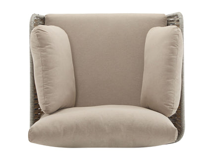Rope Lounge Chair With Cushions For Modern Spaces