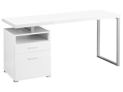 Computer Desk For Home Office, Laptop, Left Right Set - Up, Storage Drawers, Contemporary & Modern